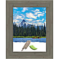 Amanti Art Fencepost Gray Wood Picture Frame, 25" x 31", Matted For 18" x 24" 1 thumbnail image