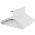 Elama Home Plastic Hangers, White, Pack Of 50 Hangers 1 thumbnail image