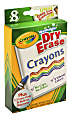 Crayola® Dry-Erase Crayons, Assorted Colors, Pack Of 8 Crayons