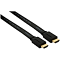 QVS HDMI Cable with Ethernet - 9.84 ft HDMI A/V Cable for Audio/Video Device, TV, Tablet PC - First End: 1 x HDMI Digital Audio/Video - Male - Second End: 1 x HDMI Digital Audio/Video - Male - Shielding - Gold Plated Contact - Black