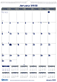 Blueline® Net Zero Carbon Wall Calendar, 12" x 17", 50% Recycled, January To December 2022, C171303 1 thumbnail image