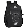 Trailmaker Casepack Bungee Backpacks, Black, Pack Of 24 Backpacks