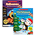 Scholastic Teacher Resources Holiday Wipe-Clean Activity Book Bundle, Set Of 2 Books