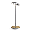 Koncept Royyo LED Desk Lamp, 17-7/16"H, Silver/Brass Base Plate