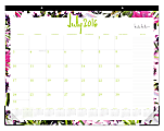 Nicole Miller Monthly Desk Pad Calendar, 22" x 17", Rio, July 2016 to June 2017 1 thumbnail image