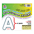 Pacon® Self-Adhesive Letters, 4", White, Pack Of 78