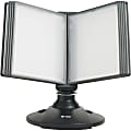 Business Source Deluxe Catalog Display Rack - 20 x Sheet - Black - Plastic, Polypropylene - 1 / Each 1 thumbnail image