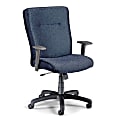 OFM High-Back/Conference Fabric Chair, 40"H x 28 1/2"W x 28 1/2"D, Black Frame, Blue Fabric