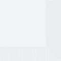 Amscan Lunch Napkins, 6-1/2" x 6-1/2", Frosty White, 100 Napkins Per Pack, Case Of 4 Packs 1 thumbnail image