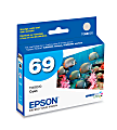 Epson® 69 DuraBrite® Ultra Cyan Ink Cartridge, T069220-S