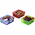 Officemate Achieva Supply Baskets - 2.4" Height x 8.1" Width x 5" Depth - Red, Green, Blue 1 thumbnail image