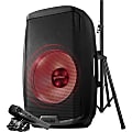 Gemini Sound AS-2115BT-LT-PK Public Address System - 2000 W Amplifier - Cable Microphone - Built-in Amplifier - Bluetooth - USB Port - Floor Standing