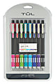 TUL® Limited Edition Brights Retractable Gel Pens, Needle Point, 0.5 mm, Assorted Barrel Colors, Assorted Ink Colors, Pack Of 8