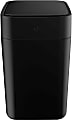 Townew T1 Self-Sealing Smart Trash Can With Motion Sensor Lid And Auto Bag Replacement, 4.1 Gallons, 15-13/16"H x 9-9/16"W x 12-1/8"D, Black