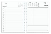 2024 TUL® Discbound Daily Planner Refill Pages, Half-Hourly Appointment Times, Letter Size, Fashion, January To December 1 thumbnail image