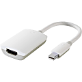 Kanex Mini DisplayPort to HDMI Adapter - First End: 1 x Mini DisplayPort Female Digital Audio/Video - Second End: 1 x HDMI Male Digital Audio/Video - White