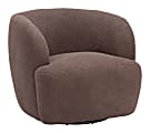 Zuo Govan Swivel Accent Chair, Brown 1 thumbnail image