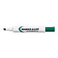 Avery® Marks-A-Lot® White Board Markers, Chisel Tip, Green, Pack Of 12