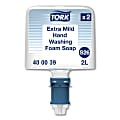Tork® Mild Foam Soap S26 Refill, Unscented, 2 L, 2/Pack 1 thumbnail image