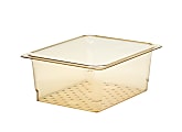 Cambro H-Pan High-Heat GN 1/2 Colander Pans, 5"H x 10-7/16"W x 12-3/4"D, Amber, Pack Of 6 Pans 1 thumbnail image
