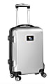 Denco Sports Luggage Rolling Carry-On Hard Case, 20" x 9" x 13 1/2", Silver, Kansas Jayhawks