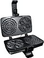 Edgecraft Chef's Choice Pizzelle Maker, 4-3/4" x 10-1/4" x 12-5/8", Black 1 thumbnail image