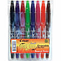 Pilot® FriXion® Ball Erasable Gel Pens, Pack of 8, Fine Point, 0.7 mm, Assorted Ink Colors 1 thumbnail image