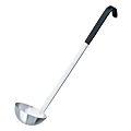 Vollrath Kool-Touch Ladle With Antimicrobial Protection, 4 Oz, Black