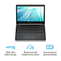 HP 14-cf1020od Laptop, 14" Screen, Intel® Core™ i3, 4GB Memory, 128GB Solid State Drive, Windows® 10 Home