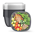 Bentgo Prep 1-Compartment Bowls, Graphite, Total Qty 10 1 thumbnail image