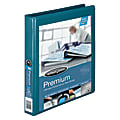 Wilson Jones® Premium View Binder With Single-Touch Locking No-Gap D-Rings, 1" Rings, Dark Teal 1 thumbnail image