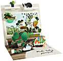 Up With Paper Summer Pop-Up Greeting Card With Envelope, Half Fold, 5-1/4" x 5-1/4", Cats In Plants 1 thumbnail image