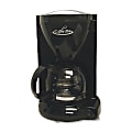 CoffeePro 4-Cup Euro-Style Coffeemaker, Black