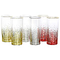 Laurie Gates California Designs Audrey Hill 6-Piece Double Old Fashion Glass Set, 16 Oz, Assorted Colors 1 thumbnail image