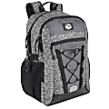 Trailmaker Casepack Bungee Backpacks, Gray, Pack Of 24 Backpacks