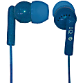 IQ Sound Digital Noise Reduction Stereo Earphones - Stereo - Blue - Mini-phone (3.5mm) - Wired - 32 Ohm - Earbud - Binaural - In-ear - 4 ft Cable 1 thumbnail image