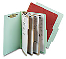 Pendaflex® Pressboard 8-Fastener Classification Folder, Letter Size, Earth Red, Box Of 10 1 thumbnail image