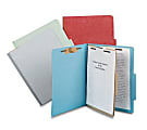 Pendaflex® Brand Pressboard 4-Fastener Classification Folders, Legal Size, Sky Blue, Box Of 10 Folders