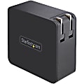 StarTech.com USB C Wall Charger, 60W PD with 6ft/2m Cable, Portable USB Type C Laptop Charger, Universal Adapter, USB IF/ETL Certified - WCH1CBK 1 thumbnail image