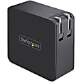 StarTech.com USB C Wall Charger, 60W PD with 6ft/2m Cable, Portable USB Type C Laptop Charger, Universal Adapter, USB IF/ETL Certified - 60 Watt PD Universal USB-C laptop AC wall charger w/ 6ft cable