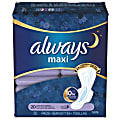 Always Maxi Sanitary Napkins With Wings, Pack Of 20 1 thumbnail image