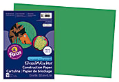 Prang® Construction Paper, 12" x 18", Holiday Green, Pack Of 50