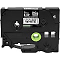 Brother HGES2215PK Black on White Extra-Strength Adhesive Label Tape - x 11/32" Width - Thermal Transfer - White - 5 Pack - HGES2215PK 1 thumbnail image