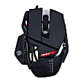 Mad Catz R.A.T. 4+ Optical Corded Gaming Mouse, Full Size, Black, MCZMR03MCINBL