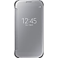 Samsung S-View Carrying Case (Flip) for Smartphone - Clear Silver 1 thumbnail image