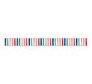 Teacher Created Resources Straight Border Trim, 3" x 35", Watercolor Stripes, Pack Of 12 Strips