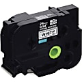 Brother HGES2515PK Black on White Extra-Strength Adhesive Label Tape - x 15/16" Width - Thermal Transfer - White - 5 / Pack - HGES2515PK 1 thumbnail image