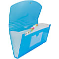 JAM Paper® Expanding File, 6” Expansion, 4-1/2” x 7”, Blue 1 thumbnail image