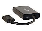 C2G HDMI to VGA Adapter Converter Dongle with Stereo Audio M/F - Black - HDMI/VGA/Mini-phone  - 41351 1 thumbnail image