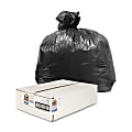 Genuine Joe Linear Low Density Trash Liners, 40-45 Gallon, Black, 250 Per Carton